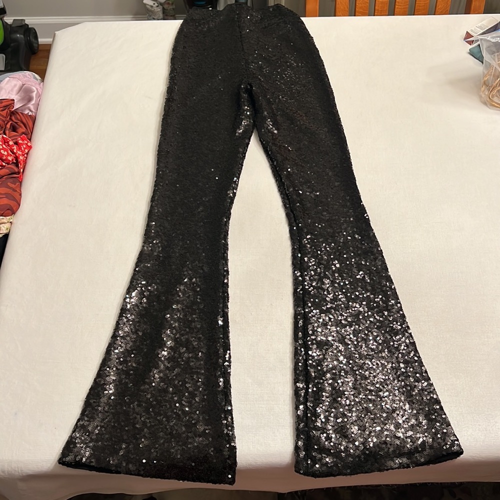 Commando Sequin Flared Legging In Black - image 7